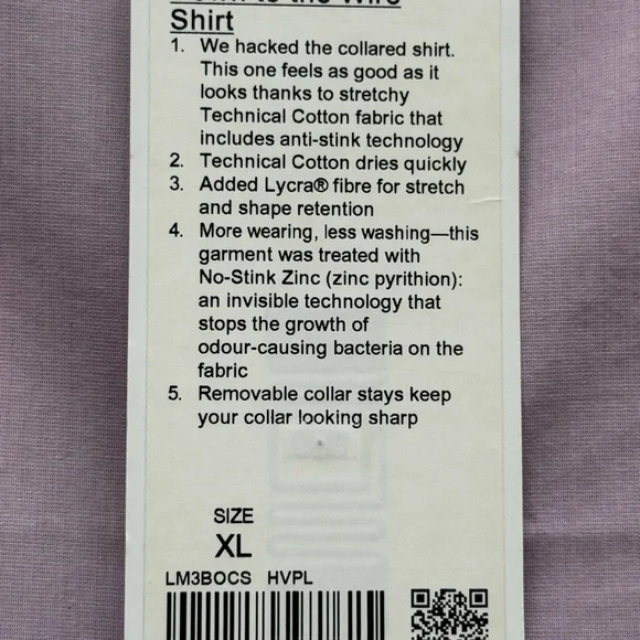 lululemon athletica Light Purple Casual Button Down Shirt - Picture 4 of 8